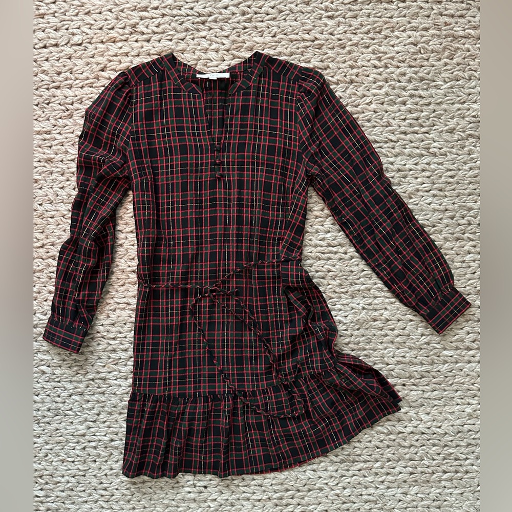 Loft tie waist Holidays dress